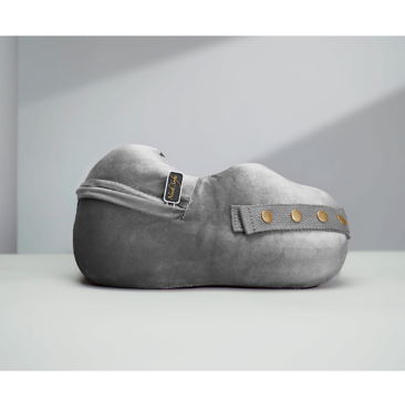 Patented Inner Structure, Plush Outer Shell, Chin Rest - Grey