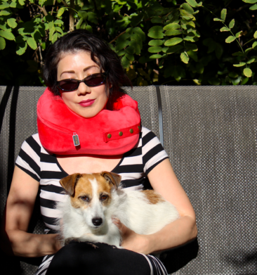 Use your Neck Sofa® for support and comfort