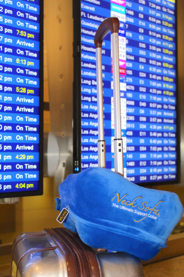 Bring your Neck Sofa® on your next flight
