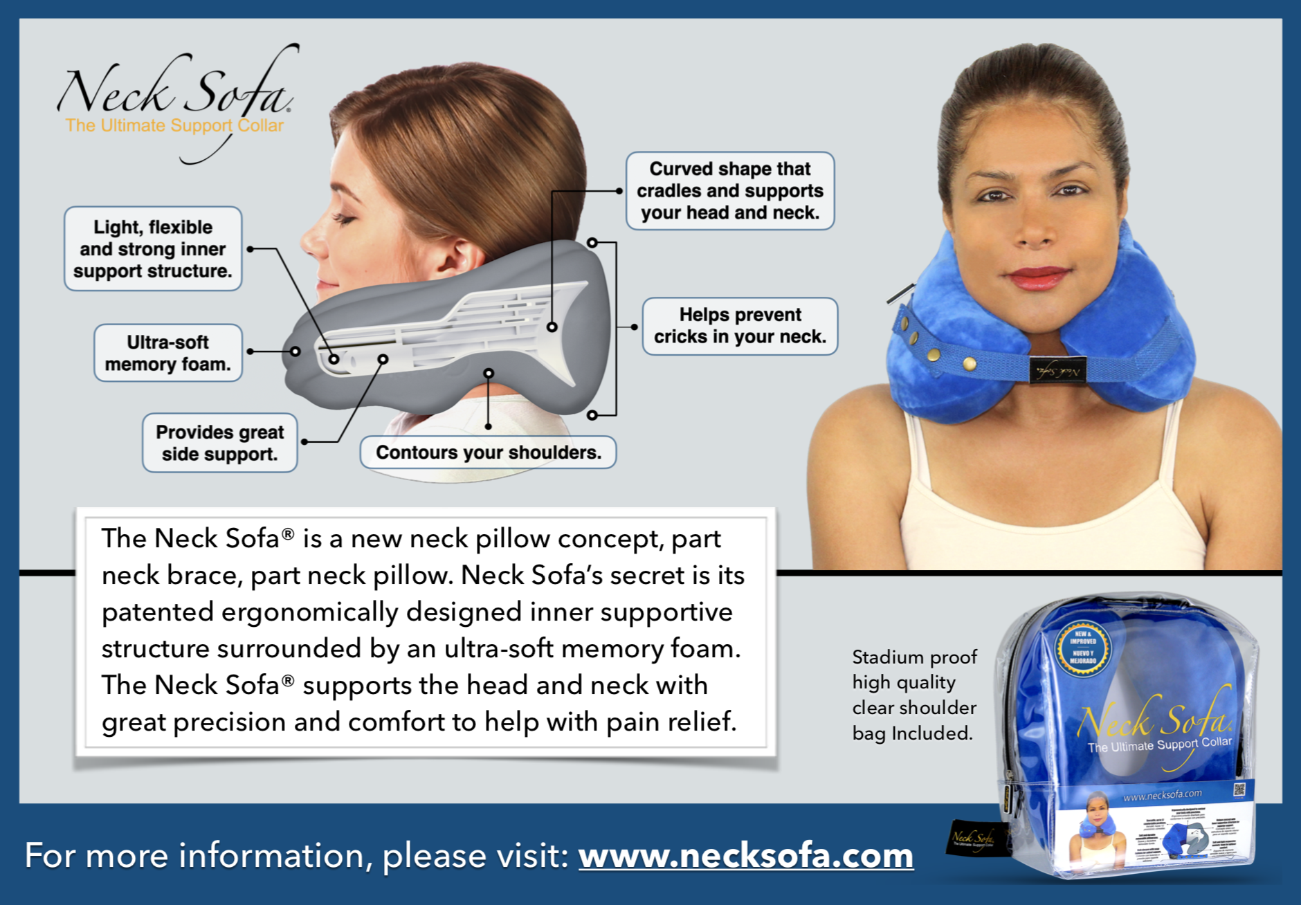 Neck Sofa® Collar is endorsed by Spine Surgeon.