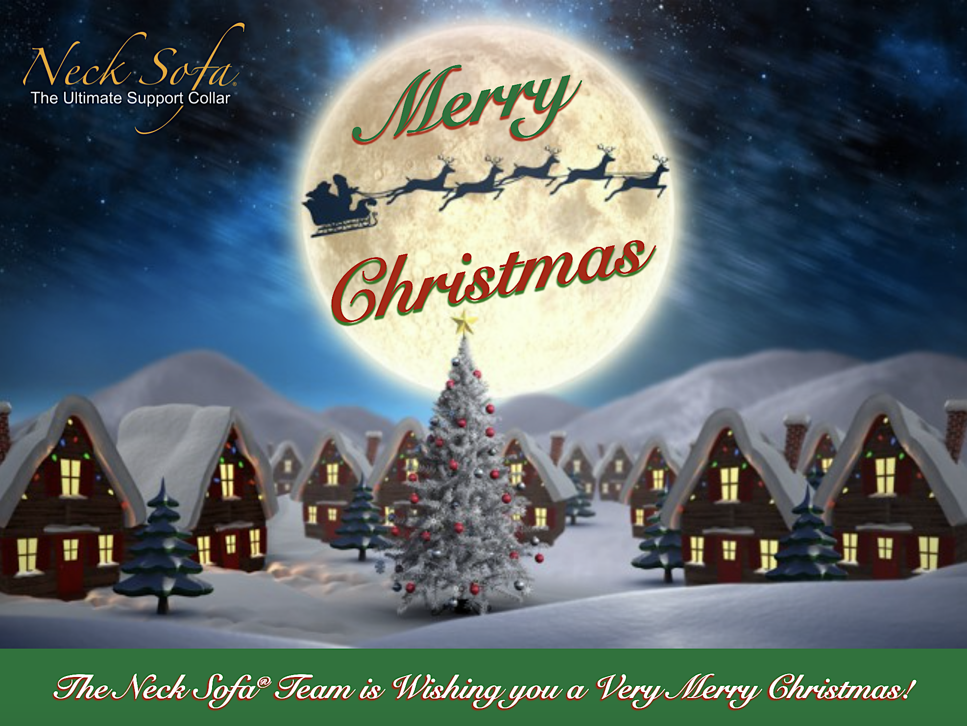 Neck Sofa®, the best neck pillow for Christmas gift.