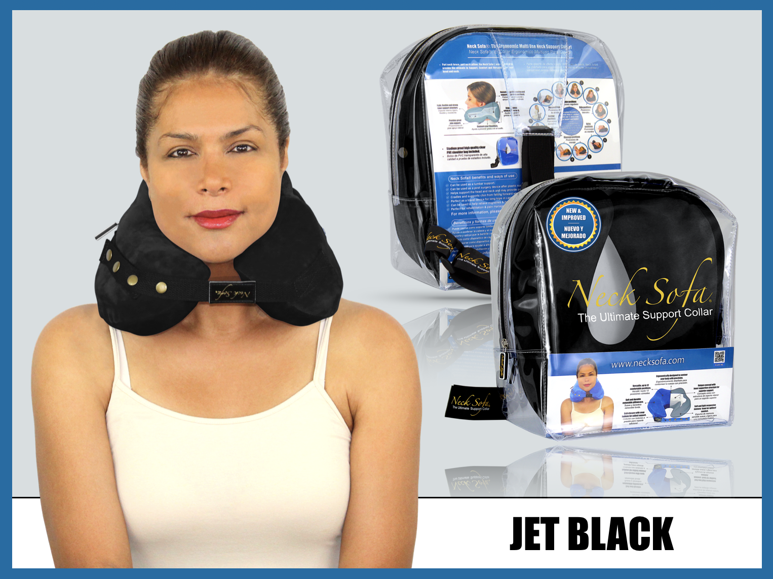 New Neck Sofa® Jet-Black