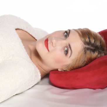 Neck Sofa® Pillow used as sleeping pillow