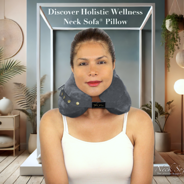 For the image featuring the Neck Sofa Pillow A serene and minimalist environment featuring the Neck Sofa Pillow on a sleek modern chair