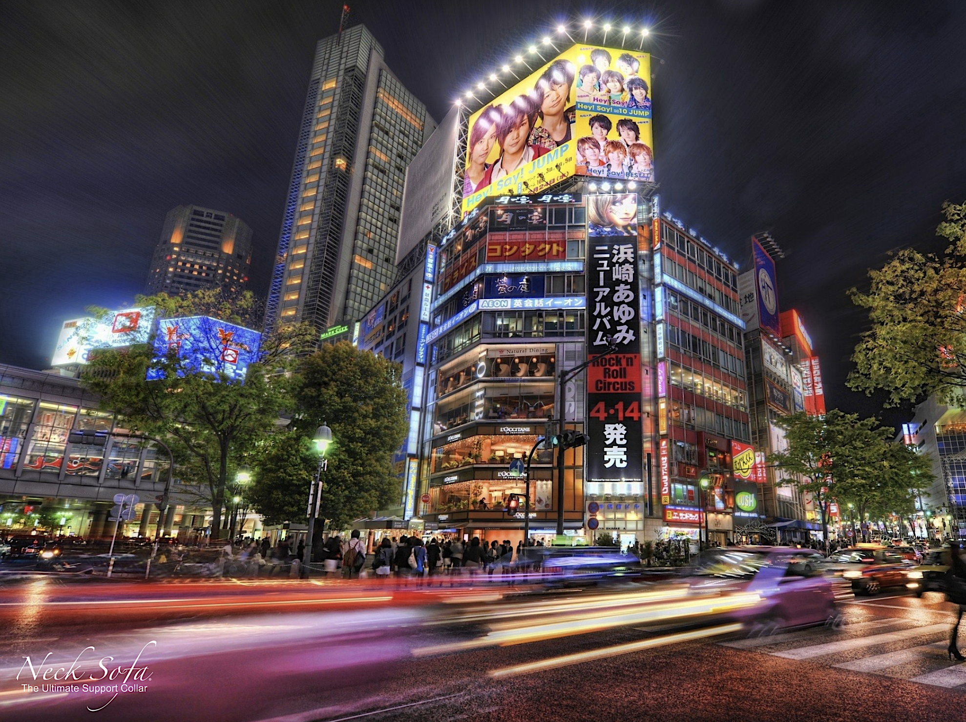 Walking in Shibuya Tokyo at night