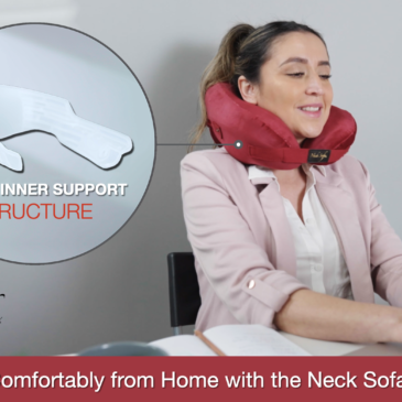 Work Comfortably from Home with the Neck Sofa Pillow