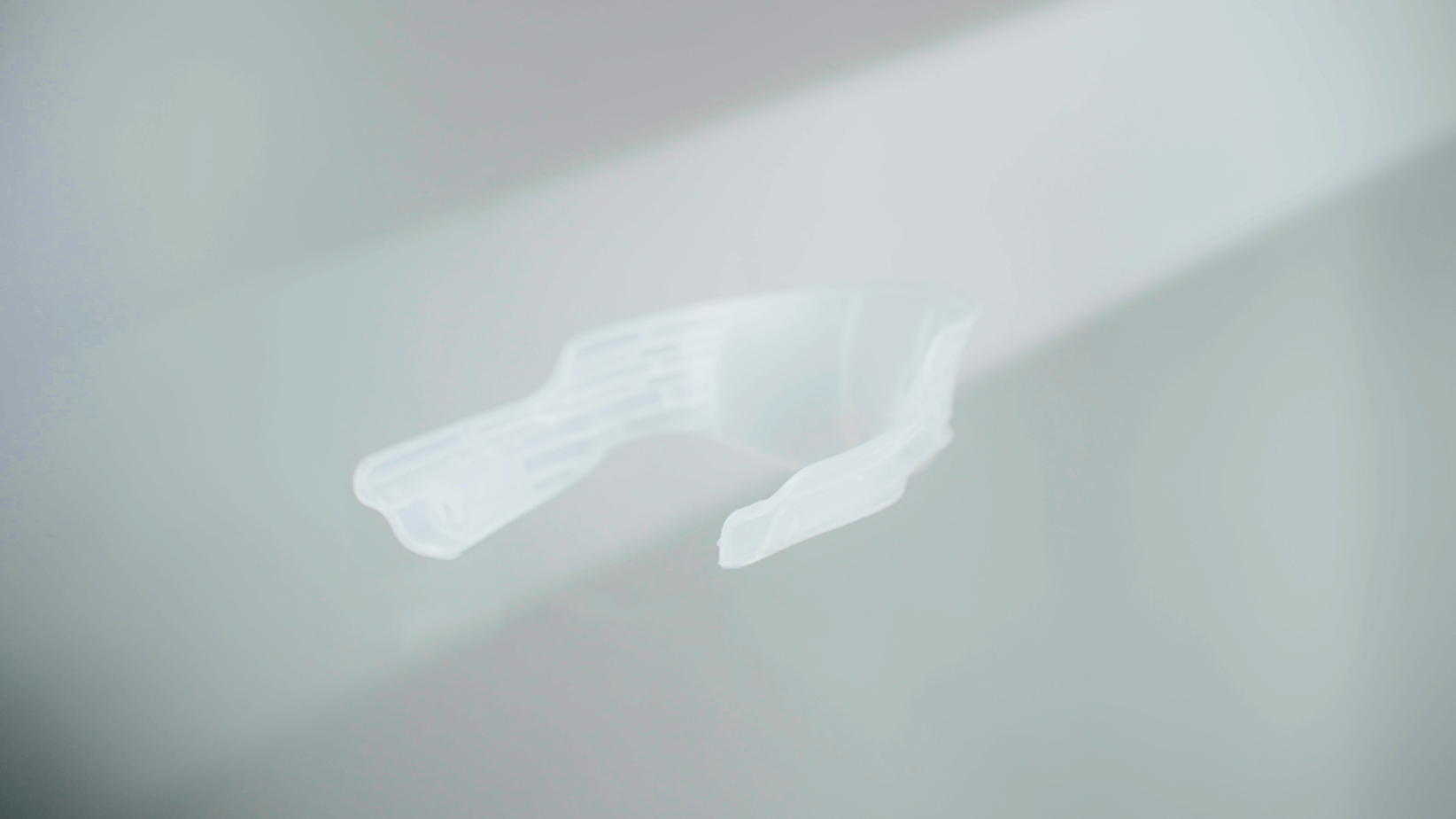 Picture showing the Inner Supportive Structure of the Neck Sofa pillow by itself.