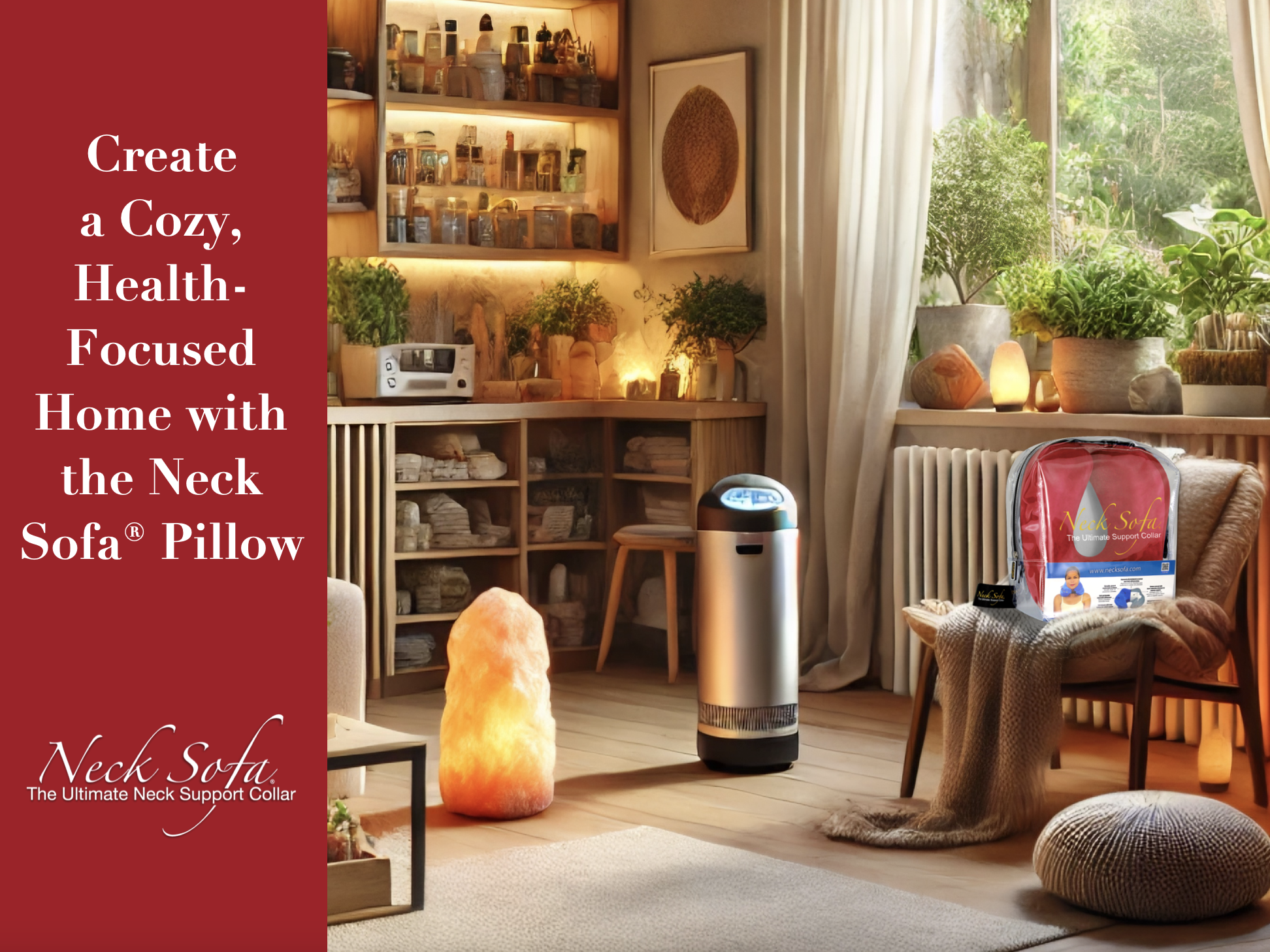 Create a Cozy, Health-Focused Home with the Neck Sofa® Pillow