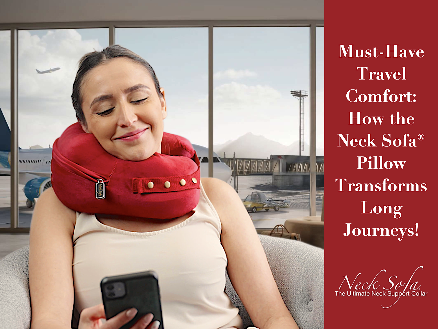 Must-Have Travel Comfort How the Neck Sofa® Pillow Transforms Long Journeys
