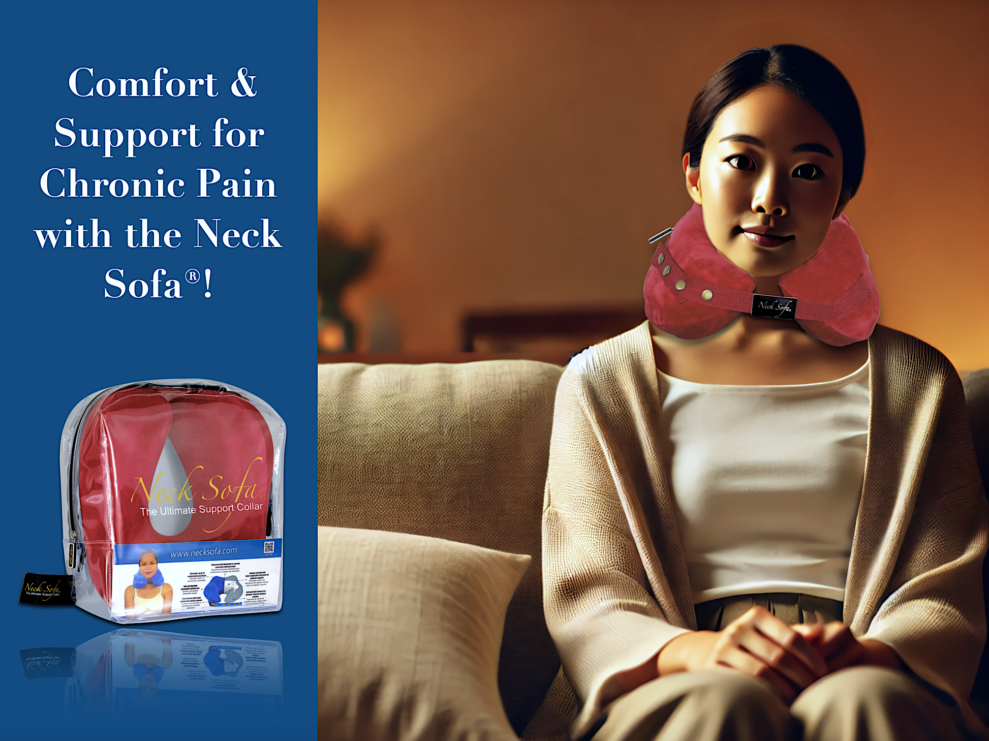 Chronic Pain Relief: How the Neck Sofa® Helps with Arthritis, Fibromyalgia & Neck Support