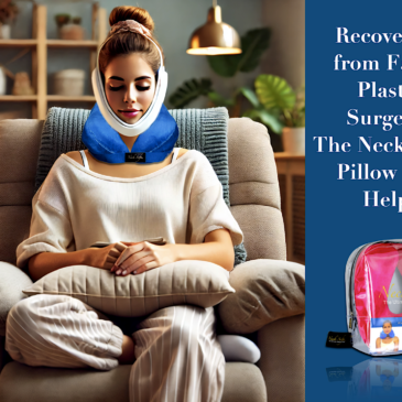 Recovering from Facial Plastic Surgery. The Neck Sofa® Pillow Can Help