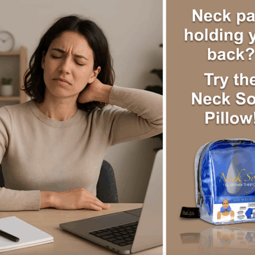 Neck pain holding you back? Try the Neck Sofa® Pillow